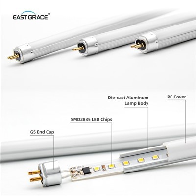 5W 9W T5 PC Aluminum LED Tube Light